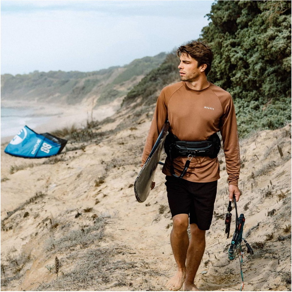 2025 Mystic Mens Tactic Long Sleeve Loose Fit Quick Dry Top 35001.250220 - Brown